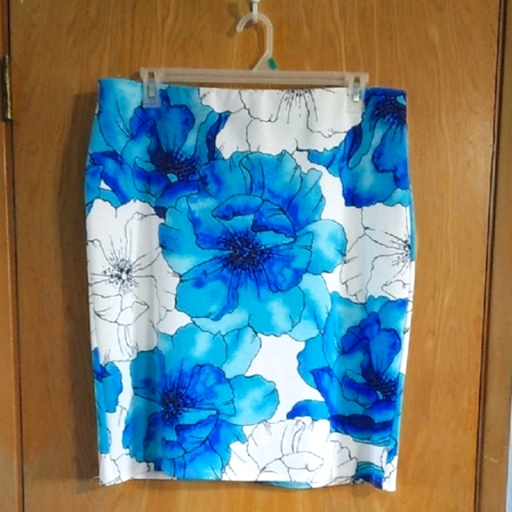 Beautiful New York Clothing Company Poppy Print Skirt
